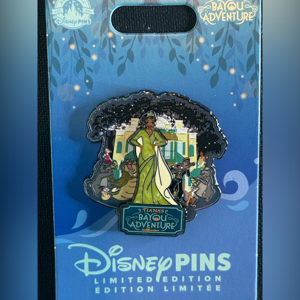 Disney LE 5000 Tiana’s Bayou Adventure Opening Day Pin 2024